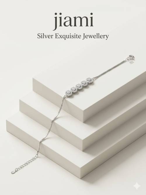 Jiami Quintessence FiveHalo Silver Bracelet
