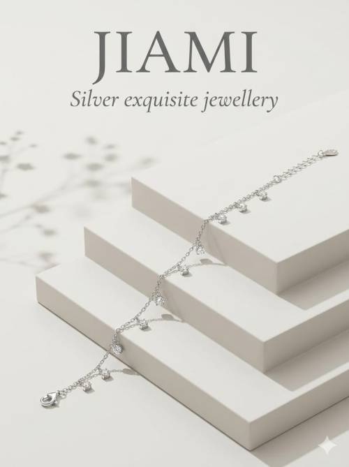 Jiami Stardust Droplet Silver Bracelet