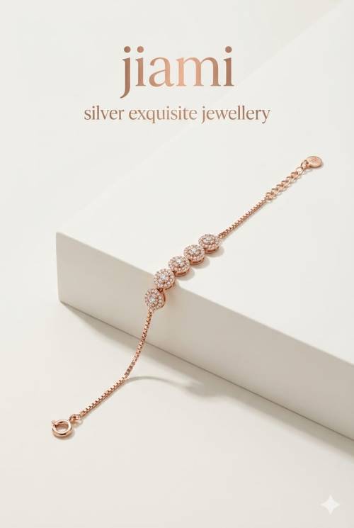 Rose Gold Luminary Halo Bracelet