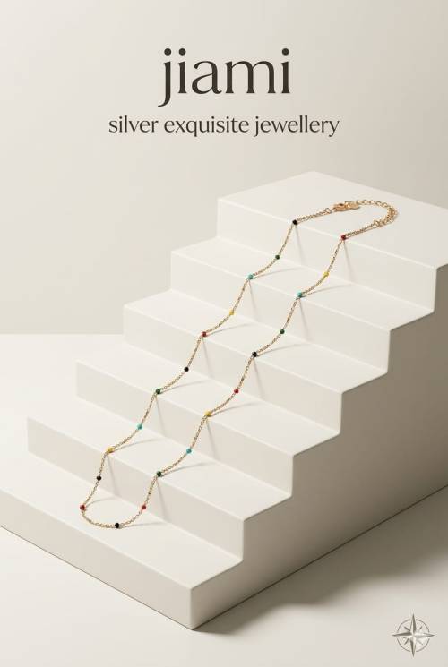 The Iris Multicolor Bead Chain