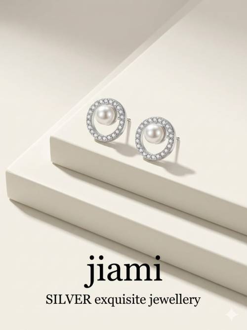 Luminous Halo Pearl Studs