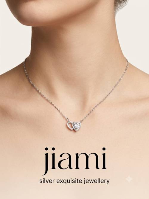Eternal Intertwined Heart Pendant