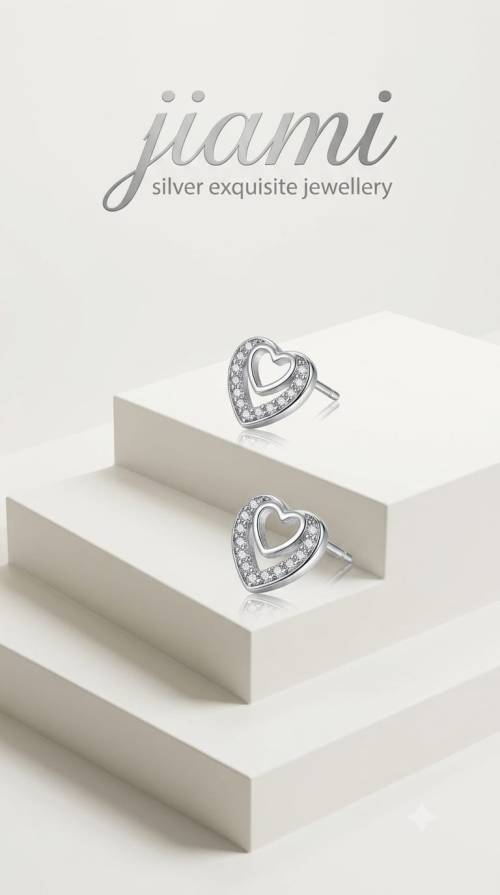 Affection DoubleHeart Studs