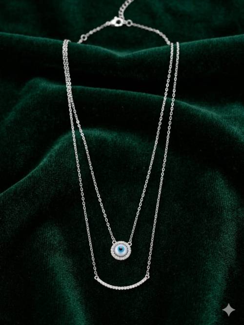 Celestial Evil Eye Layered Necklace