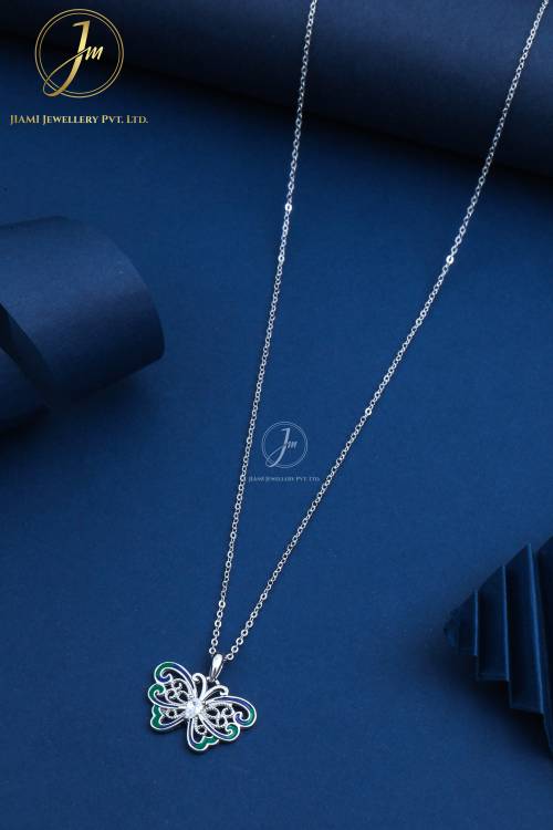 Emerald Flutter Blossom Chain